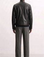 Men Leather Biker Jacket