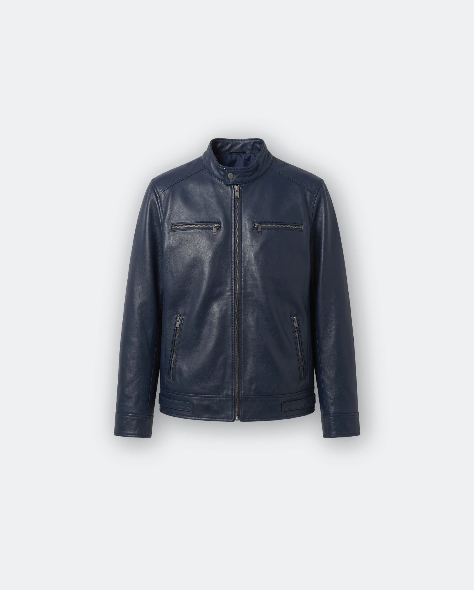 Men Leather Biker Jacket
