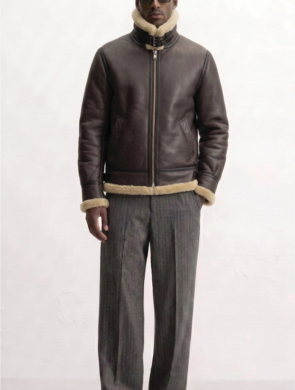 Men B3 Shearling Bomber