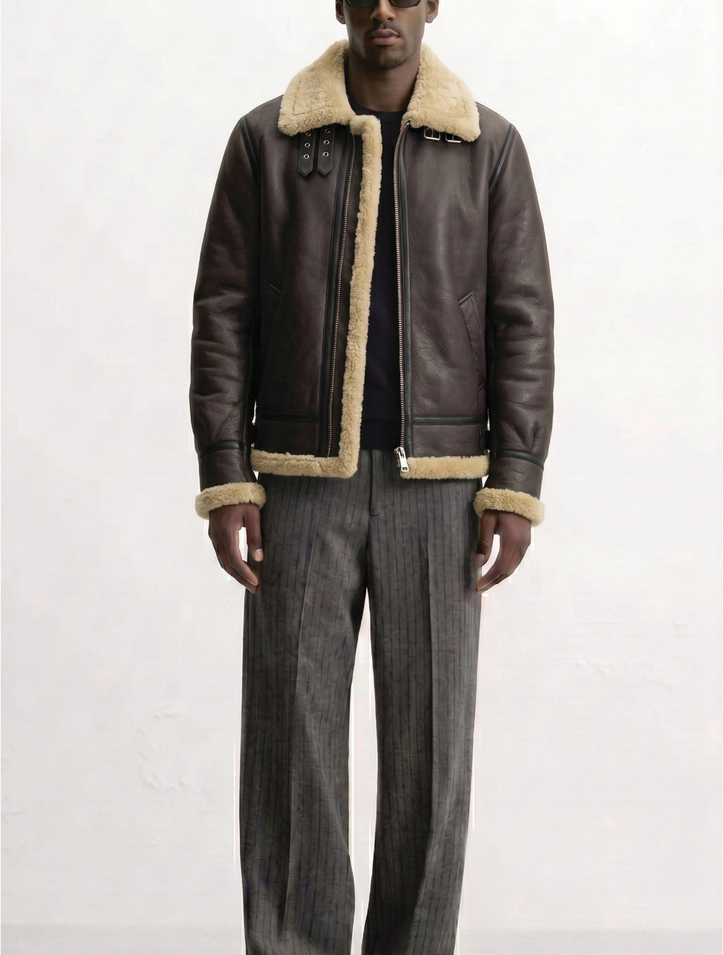 Men B3 Shearling Bomber