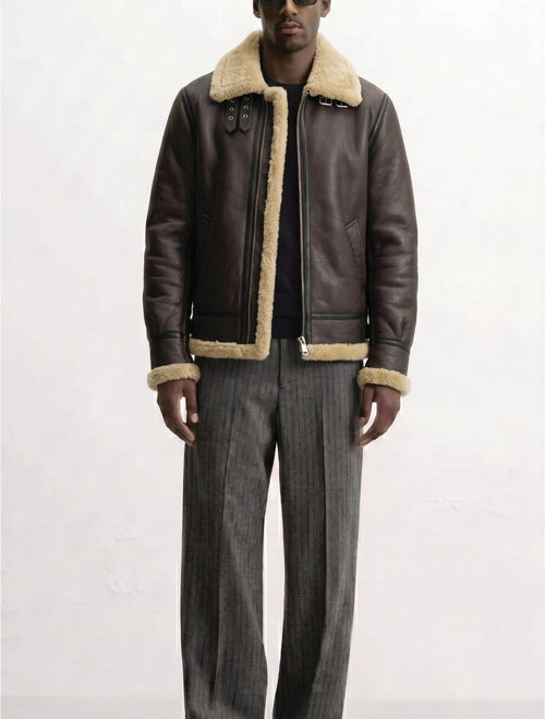 Men B3 Shearling Bomber