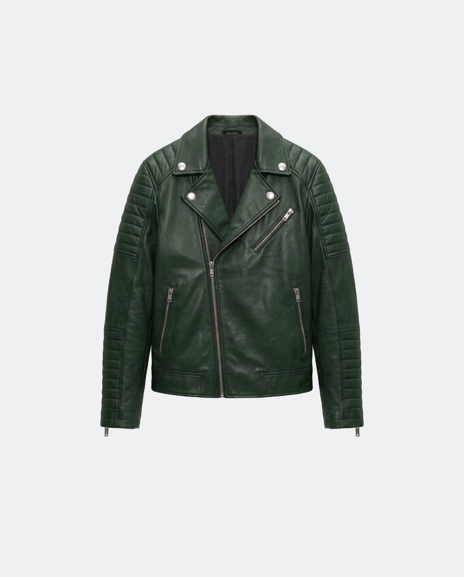Men Leather Motorcycle Jacket