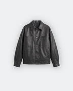 Men Oversized Black Jacket
