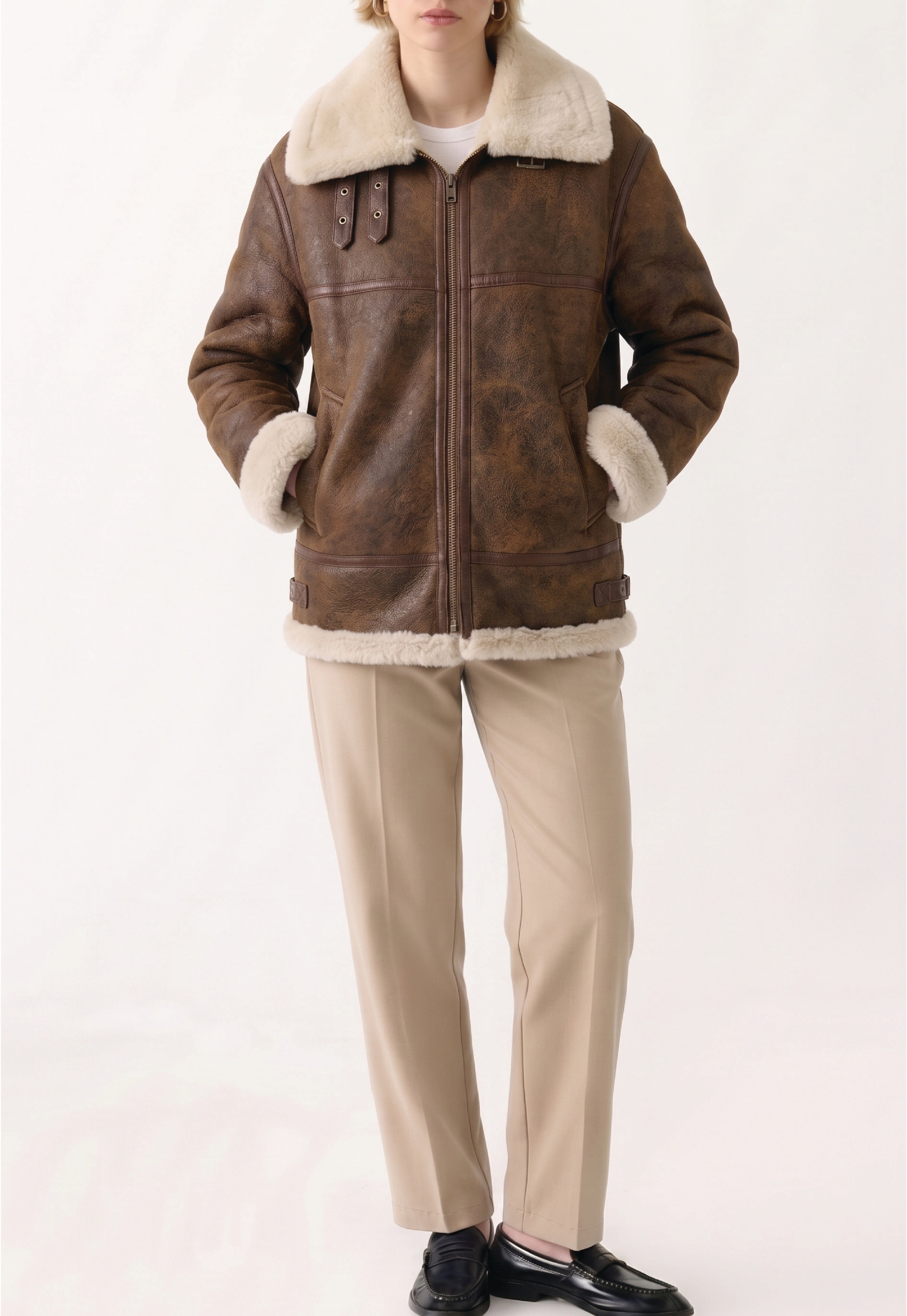 Women B3 Shearling Bomber