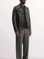Men Ghost Motorcycle Jacket