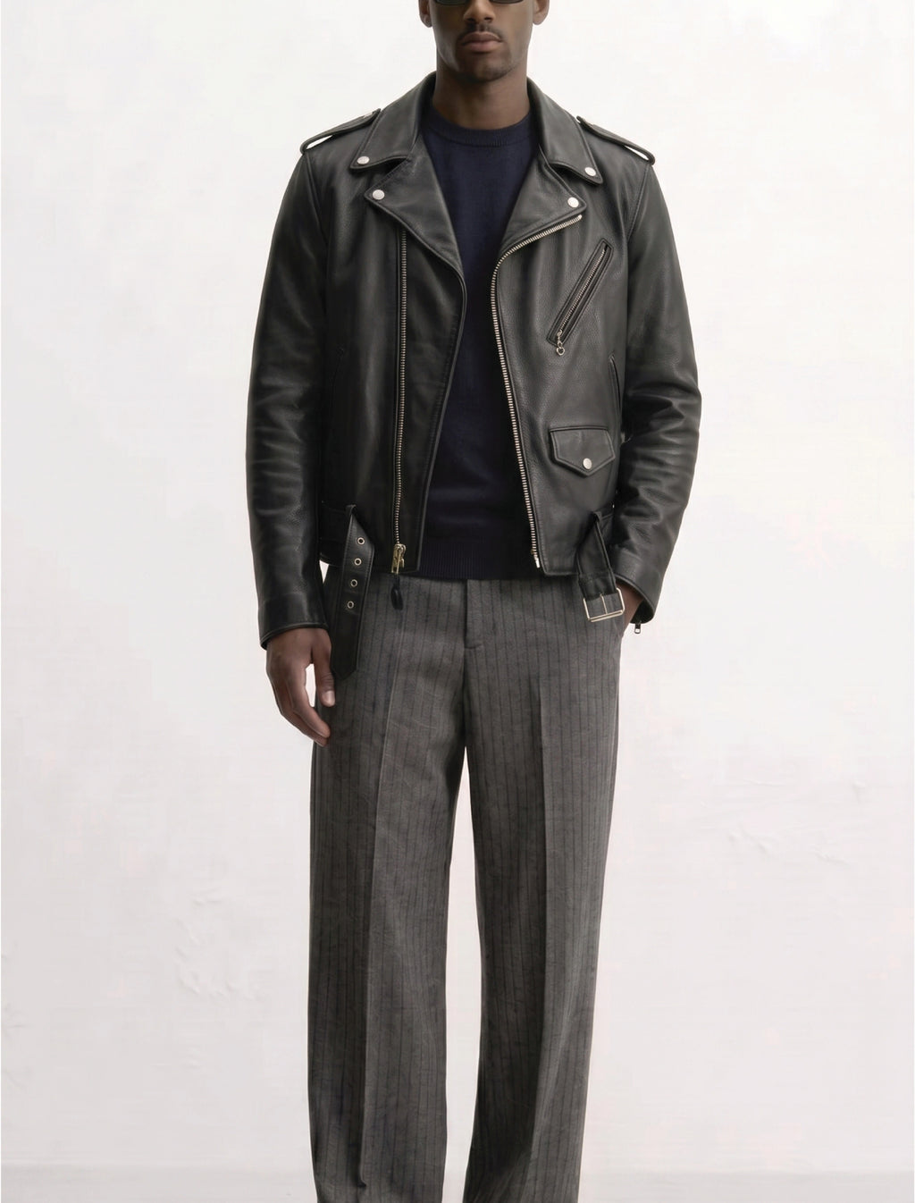 Men Ghost Motorcycle Jacket