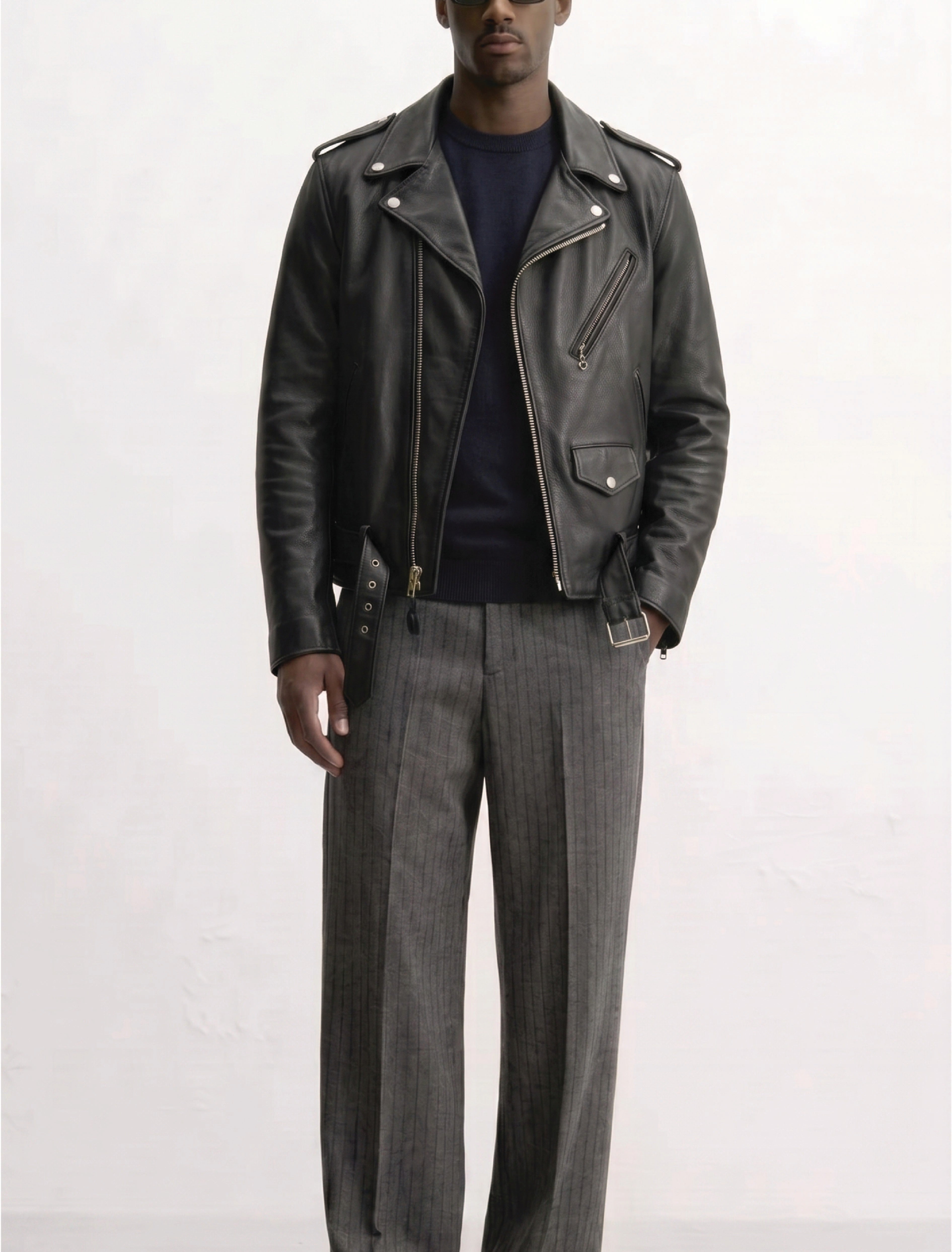 Men Ghost Motorcycle Jacket