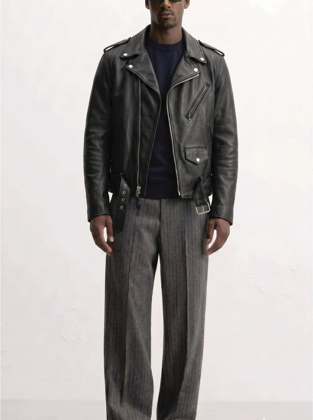 Men Ghost Motorcycle Jacket
