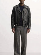 Men Ghost Motorcycle Jacket