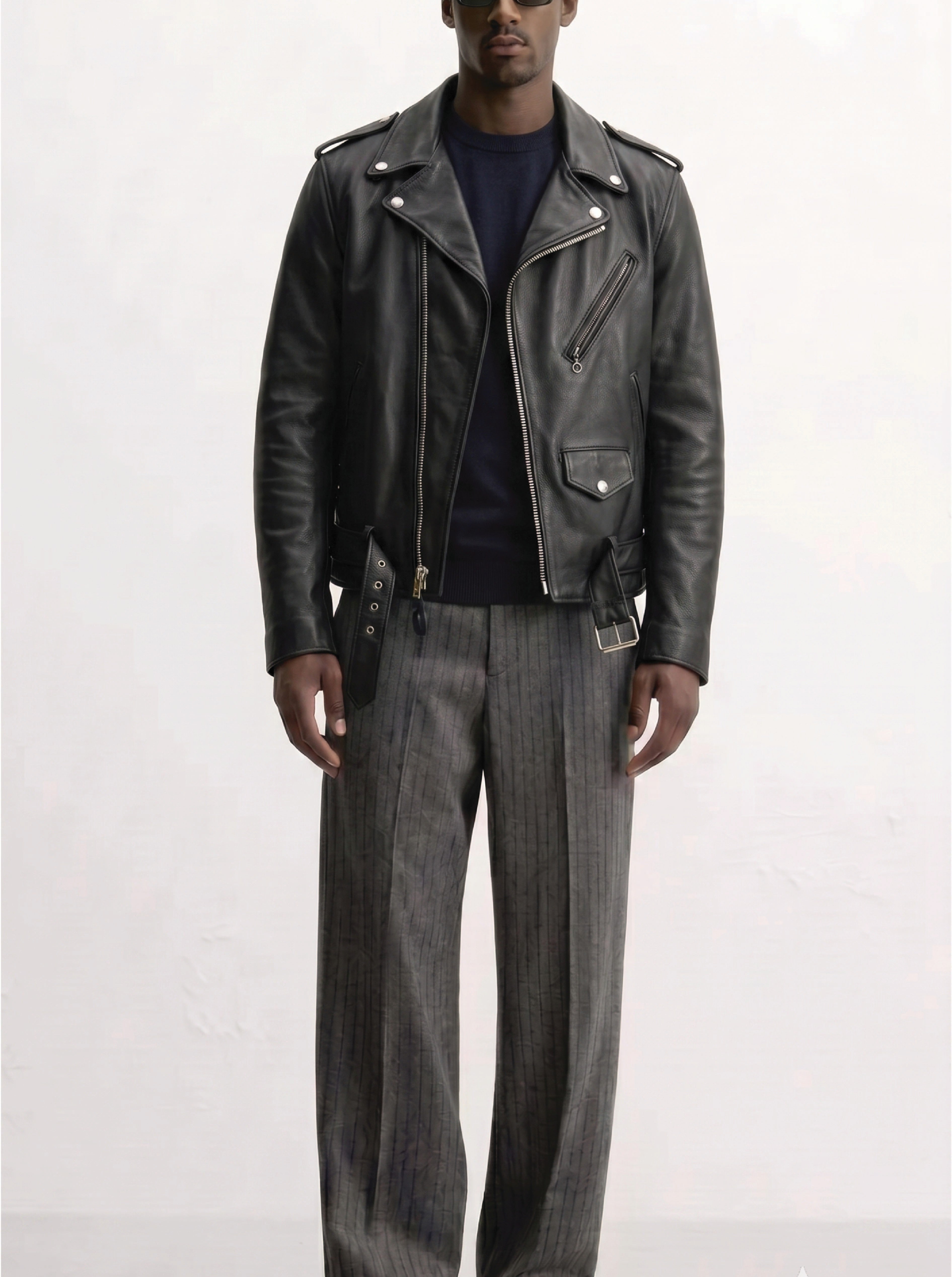 Men Ghost Motorcycle Jacket