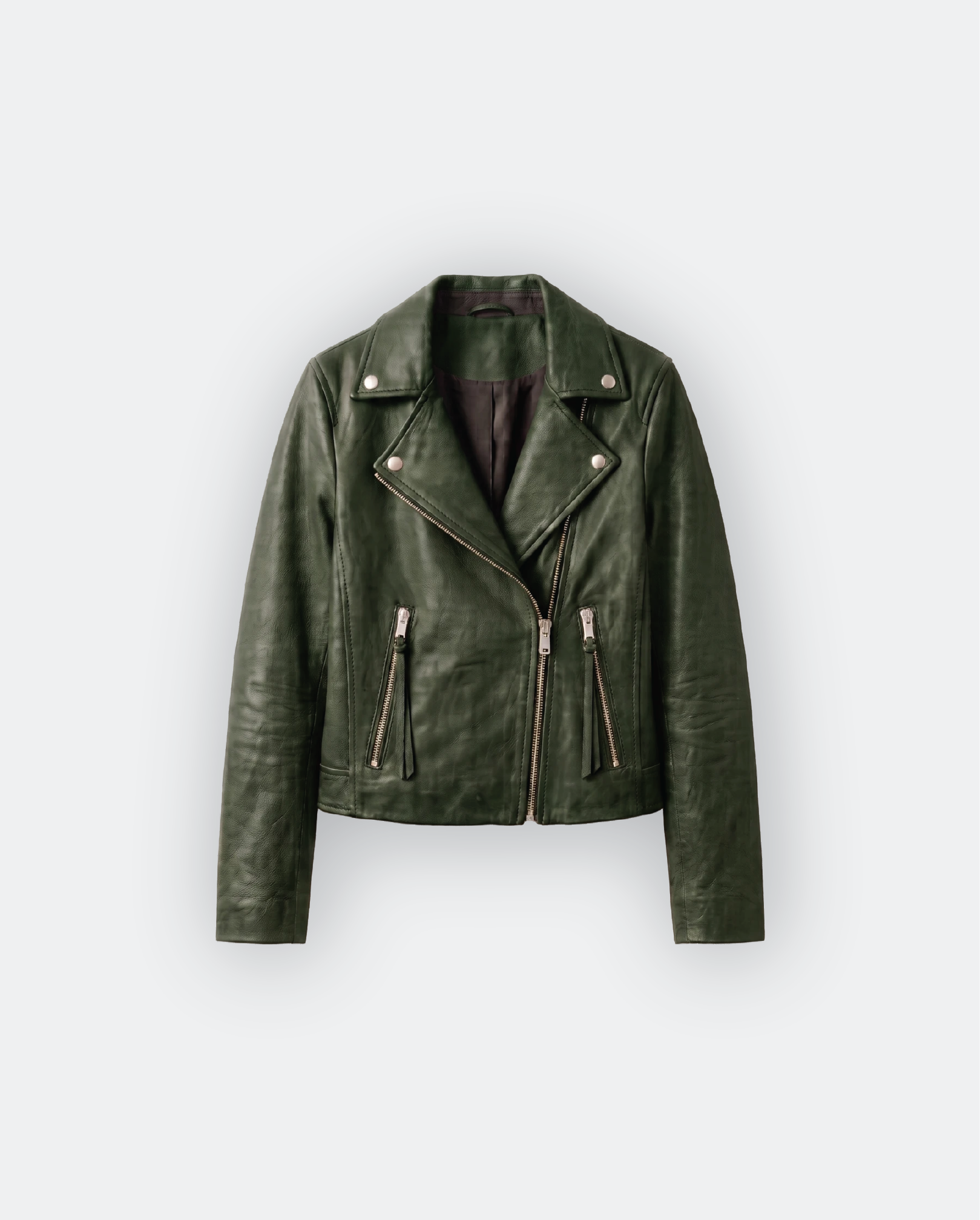 Women Leather Biker Jacket
