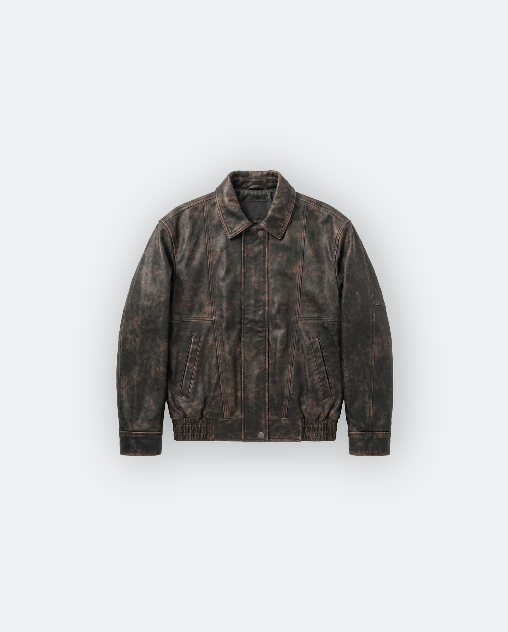 Women Distressed Leather Jacket